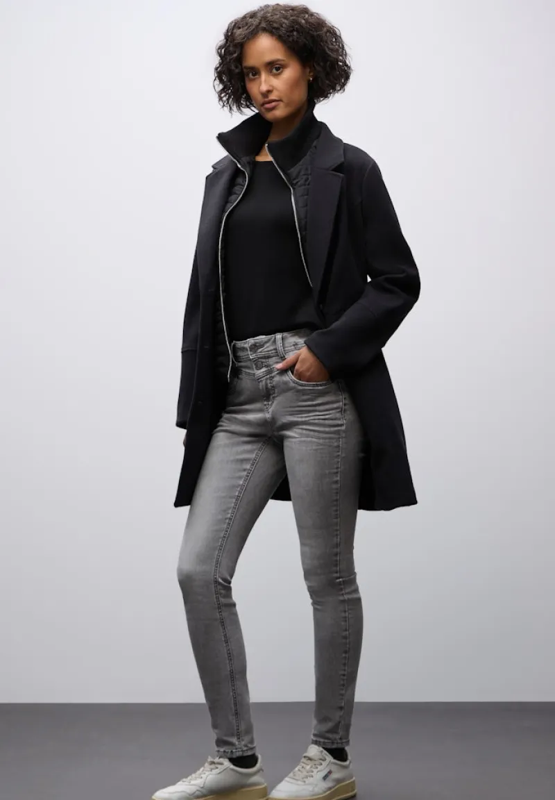 Street One Jeans*Slim Fit Jeans mid grey washed