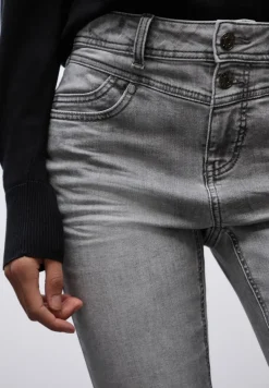 Street One Jeans*Slim Fit Jeans mid grey washed