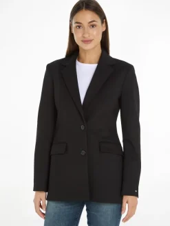 Tommy Hilfiger Jacken*SLIM KNIT SB BLAZER Black