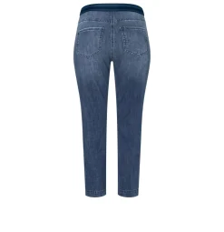 MAC Shorts*Slim Sport mid blue used wash