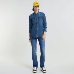 G-star Raw Blusen*Slim Western shirt ls wmn worn in windward