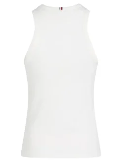 Tommy Hilfiger Shirts*SLIM 5X2 RIB TANK TOP NS ecru