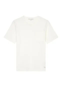 Marc O'Polo Shirts|Big Boys*Slub-Jersey-T-Shirt regular white cotton
