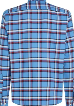 Tommy Hilfiger Hemden|Big Boys*SMALL GLOBAL STRIPE CHK RF SHIRT iconic blue - multi