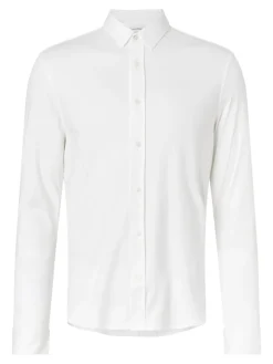 Calvin Klein Hemden|Big Boys*SMOOTH COTTON POCKET SLIM SHIRT Bright White