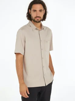 Calvin Klein Hemden|Big Boys*SMOOTH COTTON POCKET S/S SHIRT Atmosphere