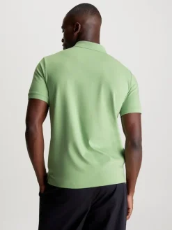 Calvin Klein Shirts|Big Boys*SMOOTH COTTON SLIM POLO Quiet Green