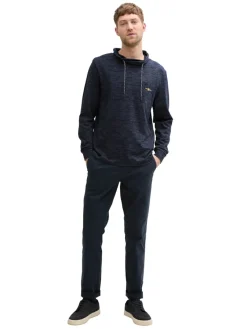 Tom Tailor Shirts|Big Boys*Snood Langarmshirt mit Brusttasche sky captain blue stripy inject