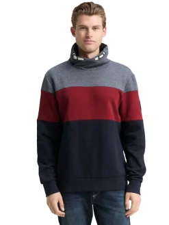 Tom Tailor Big Boys|Pullover & Sweatshirts*Snood Sweatshirt mit Colour Blocking cabarnet bordeaux red