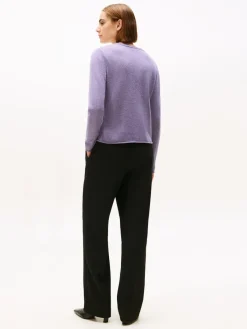 Tommy Hilfiger Pullover & Sweatshirts*SOFT WOOL V-NK LS SWEATER lilac heather