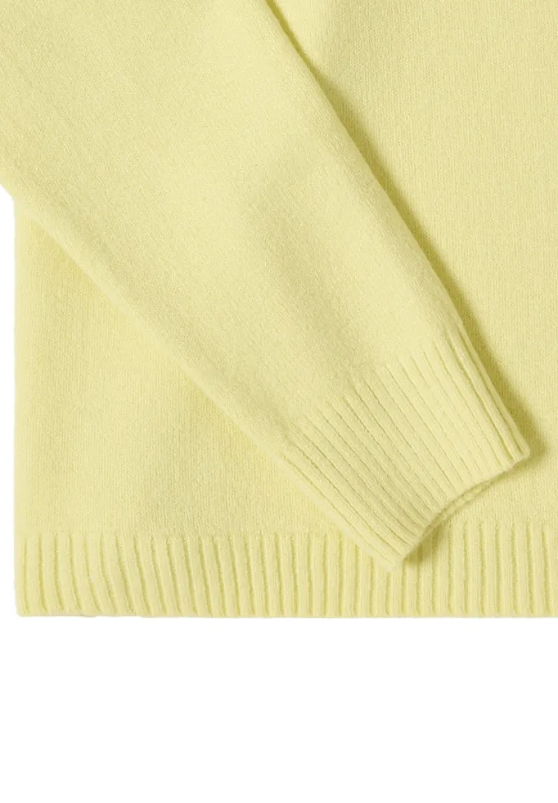 Cecil Pullover & Sweatshirts*Softer Pullover in Unifarbe iced yellow