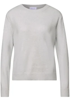 STREET ONE STUDIO Pullover & Sweatshirts*Softer Pullover mit Details heather grey mel.