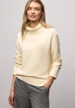 Street One Pullover & Sweatshirts*Softer Rollkragenpullover soft beige