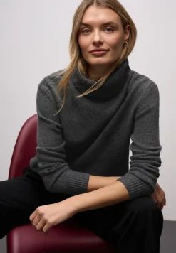 Street One Pullover & Sweatshirts*Softer Rollkragenpullover gravel grey mel.