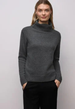 Street One Pullover & Sweatshirts*Softer Rollkragenpullover gravel grey mel.