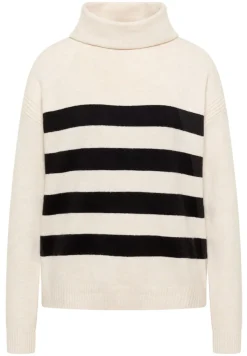 Cecil Pullover & Sweatshirts*Softer Rollkragenpullover light greige melange