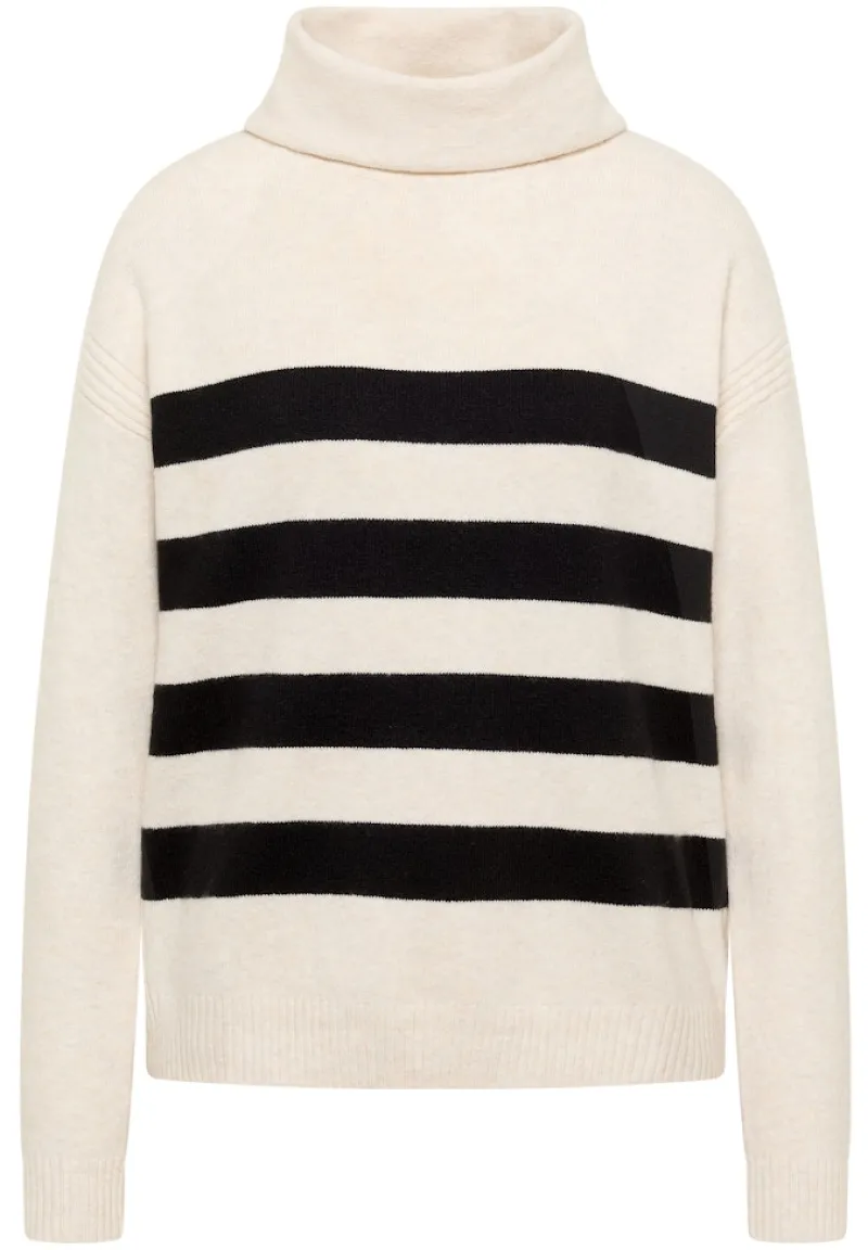 Cecil Pullover & Sweatshirts*Softer Rollkragenpullover light greige melange