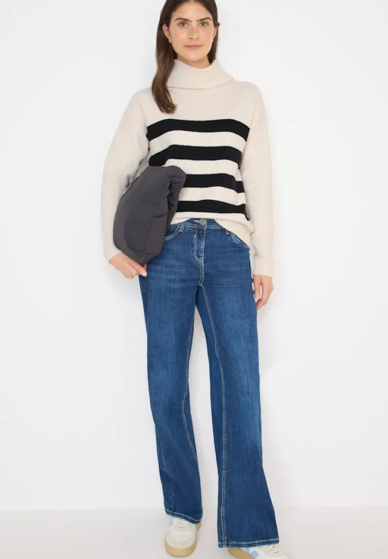 Cecil Pullover & Sweatshirts*Softer Rollkragenpullover light greige melange