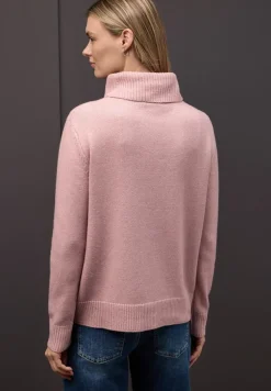 Street One Pullover & Sweatshirts*Softer Rollkragenpullover powder pink mel.