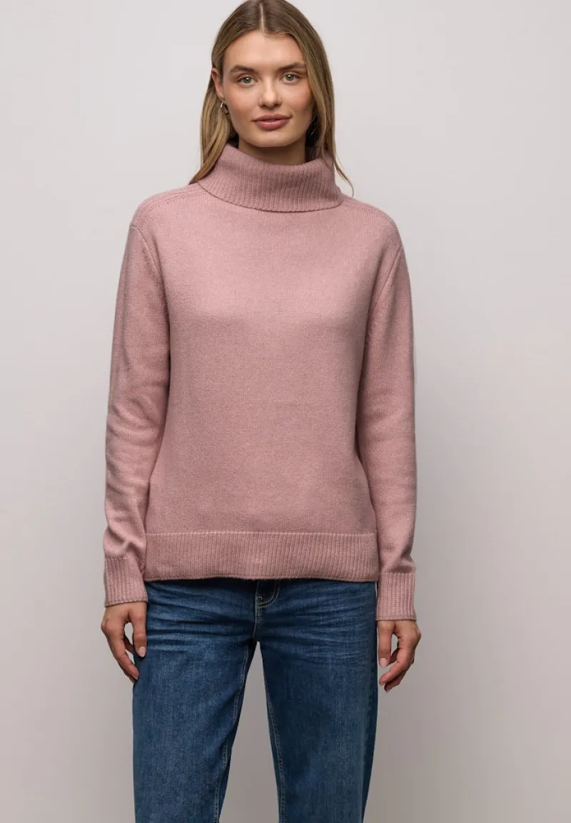 Street One Pullover & Sweatshirts*Softer Rollkragenpullover powder pink mel.