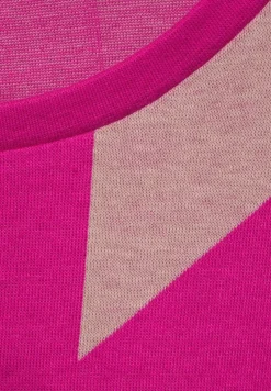 Street One Shirts*Softes Jacquardshirt lavish pink