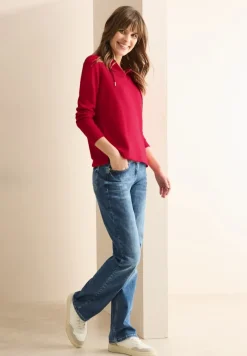 Cecil Pullover & Sweatshirts*Softes Kapuzenshirt granita red