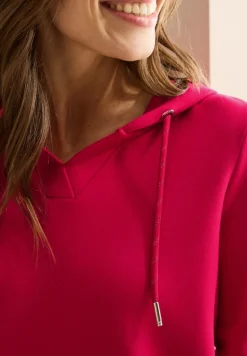 Cecil Pullover & Sweatshirts*Softes Kapuzenshirt granita red
