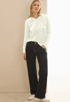 Cecil Pullover & Sweatshirts*Softes Kapuzenshirt vanilla white