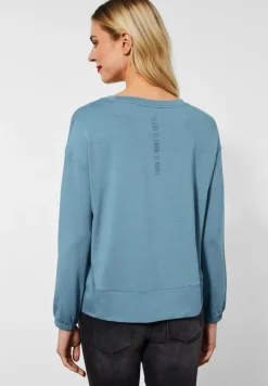 Street One Pullover & Sweatshirts*Softes Langarmshirt milky jade blue