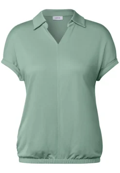 Cecil Shirts*Softes Poloshirt matcha green