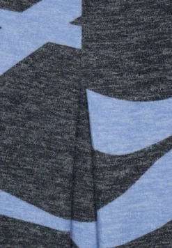 Street One Pullover & Sweatshirts*Softes Printshirt cozy blue melange