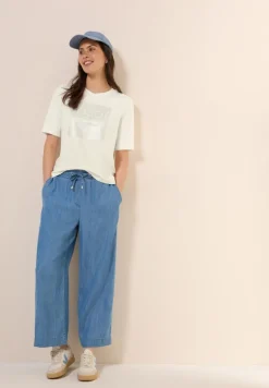 Cecil Shirts*Softes Shirt mit Folienprint vanilla white