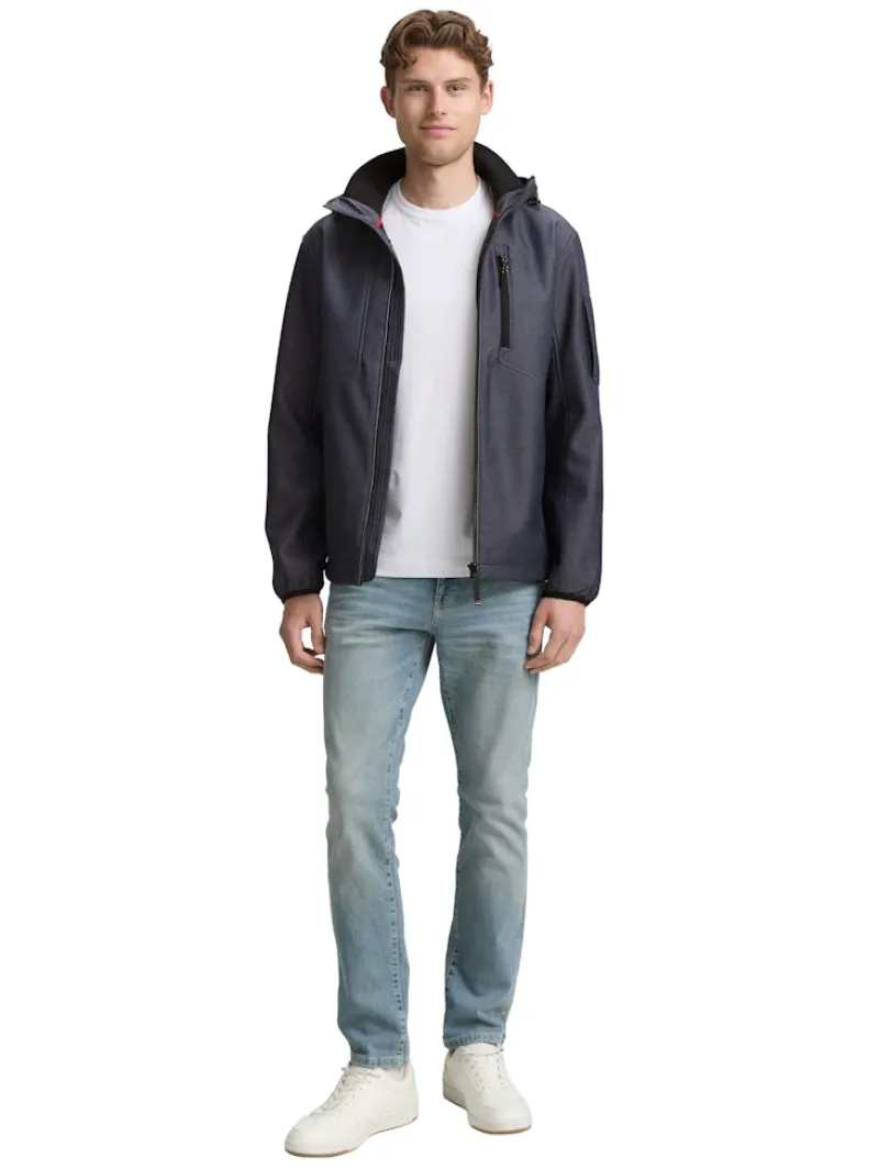 Tom Tailor Jacken|Big Boys*Softshell Jacke mit Kapuze blue softshell melange