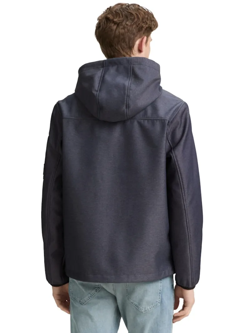 Tom Tailor Jacken|Big Boys*Softshell Jacke mit Kapuze blue softshell melange