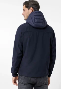 Street One Men Jacken*Softshelljacke mit Kapuze midnight blue