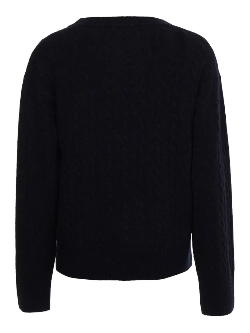 Tommy Hilfiger Pullover & Sweatshirts*SOFTWOOL CABLE C-NK SWEATER desert sky