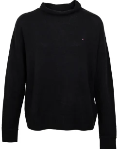 Tommy Hilfiger Pullover & Sweatshirts*SOFTWOOL MOCK-NK SWEATER Schwarz