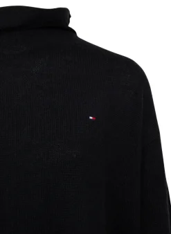 Tommy Hilfiger Pullover & Sweatshirts*SOFTWOOL MOCK-NK SWEATER Schwarz