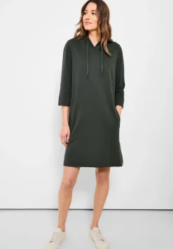 Cecil Kleider*Solides Sweat Kleid easy khaki