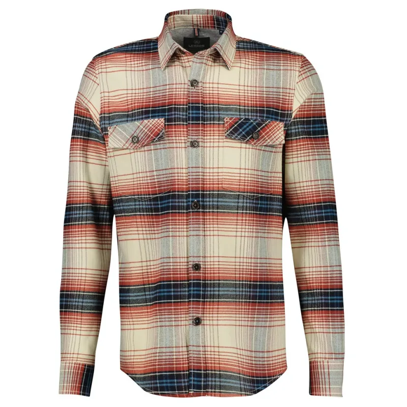 Lerros Hemden*SPORTIV rusty red
