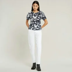 G-star Raw Shirts*Sprayed letters r t wmn lt chalk sprayed letters