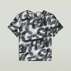 G-star Raw Shirts*Sprayed letters r t wmn lt chalk sprayed letters