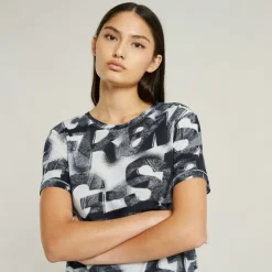 G-star Raw Shirts*Sprayed letters r t wmn lt chalk sprayed letters