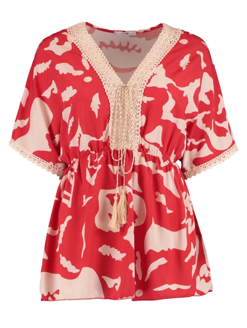 Hailys Blusen*SS V TP Si44ona 7527 red div