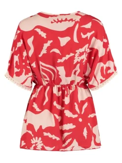 Hailys Blusen*SS V TP Si44ona 7527 red div