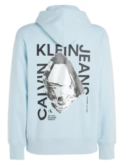 Calvin Klein Jeans Pullover & Sweatshirts*STACKED MODERN METALS HOODIE keepsake blue