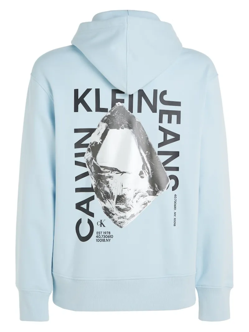 Calvin Klein Jeans Pullover & Sweatshirts*STACKED MODERN METALS HOODIE keepsake blue