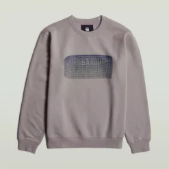 G-star Raw Pullover & Sweatshirts*Stacked old skool logo r sw elephant skin