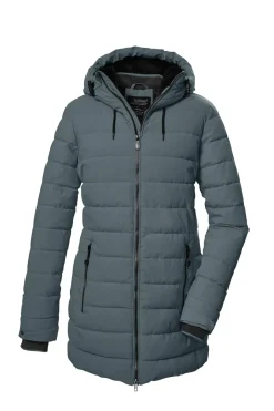 Giga.DX Jacken*Steppparka mit Kapuze 00824 blaugrau