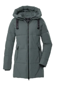 Giga.DX Jacken*Steppparka mit Kapuze 00697 dunkelaqua